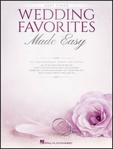 Wedding Favorites Made Easy piano sheet music cover